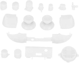 Resim GZD cersalt Oyun kontrol tuşu seti, uyumlu oyun kolu yedek düğme, Xbox Series X için benzersiz konforlu his (beyaz) 