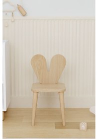 Resim 2 Adet Ahşap Sandalye Aktivite Masası Sandalyesi Çocuk Sandalyesi Çok Renkli 