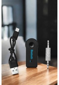 Resim Nm-store Kablosuz Bluetooth Aux Araç Kiti Siyah Hafıza Kartlı 