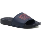 Resim U.S. Polo Assn. Gusty Lacivert Havuz Deniz Plaj Erkek Terlik 