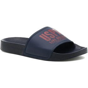Resim U.S. Polo Assn. Gusty Lacivert Havuz Deniz Plaj Erkek Terlik 