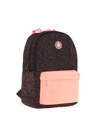 Resim Kaukko Double Colors Üç Bölmeli Kız Çocuk Okul Ve Günlük Sırt Çantası - Siyah Pembe - K1836 Siyah - Pembe 