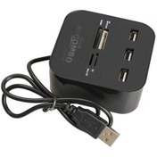 Resim USB 2.0 Hub 3 Port USB Çoklayıcı Çoklu Kart Okuyucu 40 In 1 