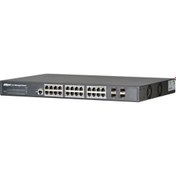 Resim Dahua PFS6428-24T 24 Port L3 Gigabit 24GE+ 4 SFP /10GE SFP Yönetilebilir Switch Dahua