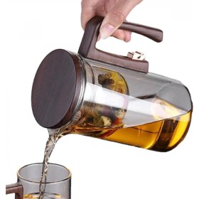 Resim MiraLive Otomatik Cam Demlik ve 2'li Bardak Seti 