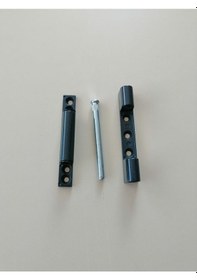 Resim 95'Lik PVC Kapı Zamak Menteşe Antrasit Gri 