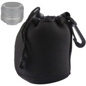 Resim Neopren Slr Kamera Lensi Taşıma Çantası Çantası Karabina İle Çanta, Boyut: 8x10cm Siyah Diğer Diğer 
