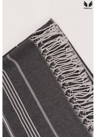 Resim Pega Sultan Peştamal %100 Koton Siyah Plaj Havlusu 90 x 170 CM 