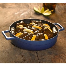 Resim Lava Folk Çok Amaçlı Döküm Demir Sığ Tencere Çap 28 CM 