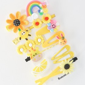 Resim Banamio Colorful Rengarenk Çoklu Toka Seti 