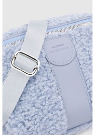 Resim Housebags Kadın Mavi Suni Kürklü Dokuma Bel Çantası 213 Bebe Mavi 