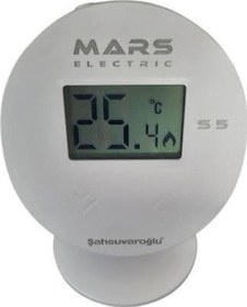Resim Mars S5 Kablosuz Dijital Ekranlı Oda Termostatı 