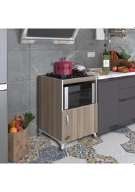 Resim Kenzlife ocak dolabı doğangün crd 85*60*56 hazır mutfak ankastre gömme ocak için arkalıksız 