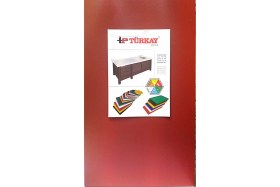 Resim Feyza Design Kırmızı Polietilen Kesme Tahtası 25X40X2 Cm, Restoran ve Kasap Kullanımı 