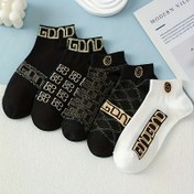 Resim 5'li Erkek Vintage Etnik Örgü Çorap, Ultra Konforlu, Nefes Alabilir, Koku Önleyici Erkek Alçak Topuklu Çorap - Ter Emme, Nem Çıkarma, Yumuşak, Hafif, Günlük Giyme, İlkbahar, Yaz ve Outdoor Aktiviteler İçin Mükemmel 