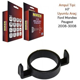 Resim ds6 led far aparatı h7 kısa far sabitleme aparatı 