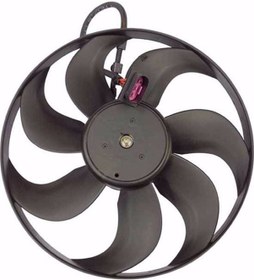 Resim WISCO 6Q0959455Q Fan Motoru Davlumbazsız (350 Mm-3 Fıs-7 Kanat) VW Polo Fabia Ibiza Cordoba02 - 