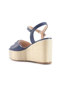 Resim Nine West Monnı 5fx Lacivert Kadın Dolgu Topuk Sandalet 000000000101929049 Lacivert 