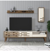 Resim Variant Valensiya Tv Ünitesi - Ceviz / Krem 