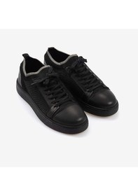 Resim Kemal Tanca Erkek Spor & Sneaker Ayakkabı Trk1 Siyah Triko 