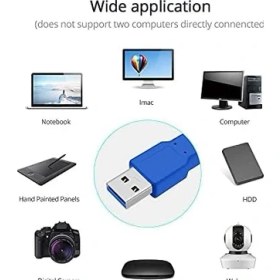 Resim SDT Group USB 3.0 Erkek Erkek Ara Bağlantı Kablosu HDD Harddisk Uzatma Ekleme 30 cm 4955 