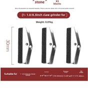 Resim Geeksen 3-ayaklı Motor Silindir İç Çap Taşlama Aleti - 1-1/8 İnç Taş İle Verimli Zımparalama Ve Parlatma Aracı 