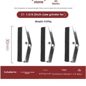 Resim Geeksen 3-ayaklı Motor Silindir İç Çap Taşlama Aleti - 1-1/8 İnç Taş İle Verimli Zımparalama Ve Parlatma Aracı 