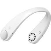 Resim Zenithdeals Springsun Kablosuz Boyun Fanı Ve Bluetooth Hoparlör - 3600mah, 2 Fanlı Serinletici 110 Karakter 