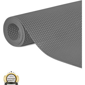 Resim TBM Plastik Kaydırmaz Gri Yıldız Paspas EN:90cm 90 x 70 cm 