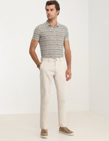 Resim Kip Slim Fit Dar Paça Bej Erkek Pantolon Pant 2441 001 