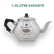 Resim YILDIZ ARKAR Alüminyum Semaver Demlik 1,25 Litre No:18 