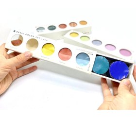 Resim Padme studio Lux Washi Tape 8’li Desenli Kağıt Bant — Rainbow 