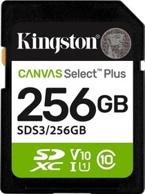 Resim Kıngston 256gb Sdxc Kart Canvas Select Plus Sds3/256gb 