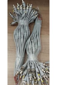 Resim Genel Markalar 10 Adet Hazır Bnc + Dc Power Jak Konnektör Cctv Ahd Tvı Y Kablo 