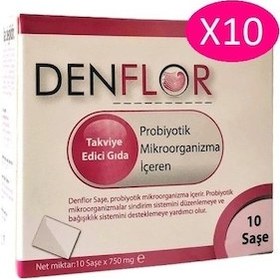 Resim Denflor Probiyotik 10 x 10 Saşe 