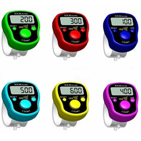 Resim Yüz Ton Uyarıları ile 8 Renkli Işıklı LED Ekran Sayacı - Parmakta Taşınabilir, 3 Düğme (Sayma, Sıfırlama, Arka Aydınlatma), Oyun Takibi, Depo Kontrolü ve Etkinlik Sayımı için İdeal, Depo Stoklama | Canlı Tasarım | Plastik Yapı 