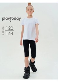 Resim Playtoday Kısa Spor Tayt Giyim 168313397 Siyah 