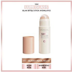 Resim LORÉAL PARİS LUMI LE GLASS HİGHLİGHTER STİCK 610 PEARL ECLAT 