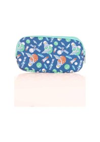 Resim Kaukko Kids 3 Bölmeli Kalem Çantası Square Tiger Mavi L8164 