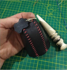 Resim Clio Otomatik Vites Topuzu Kılıfı ,Hakiki Deri El Yapımı 