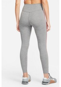 Resim Nike One Dri Fit Training Printed Grey Leggings Toparlayıcı 2 İç Cepli Gri Tayt 