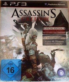 Resim Assassins Creed Iıı Special Edition Ps3 Cd Oyun Tehşir 