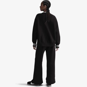 Resim Nike Sportswear Club Fleece Bol Kesimli Kadın Siyah Eşofman Üstü 