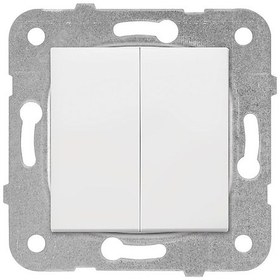 Resim Viko Karre Beyaz İkili Anahtar Komütatör Çerçevesiz - 90967002 