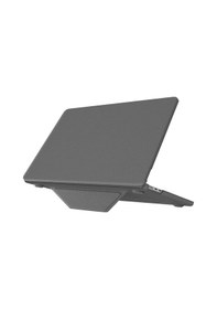 Resim Apple Uyumlu MacBook Air 15 2024 Apple Uyumlu MacBook Deri Kapak - Gri Diğer 