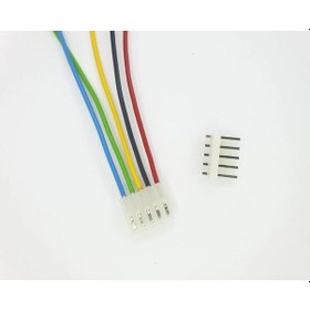 Resim 5,08mm 5 Pin Kablolu Konnektör Takım 20cm - 1,00mm - Çift Taraflı 