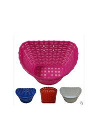 Resim Bisiklet Ön Sepet Plastik 16 Ve 20 İnç Çocuk Bisiklet Sepeti Beyaz 