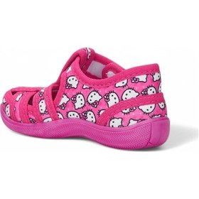 Resim Hello Kitty 588 Kız Çocuk Kaymaz Taban Panduf Fuşya 