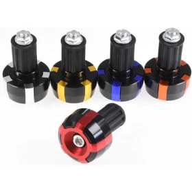 Resim Difa Motosiklet Gidon Topuzu Kırmızı 