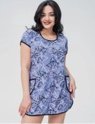 Resim Moonshine Glamur V Tunik Büyük Beden 385094770 Leylak 